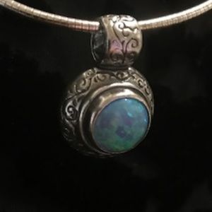 Silpada Faux Opal Charm